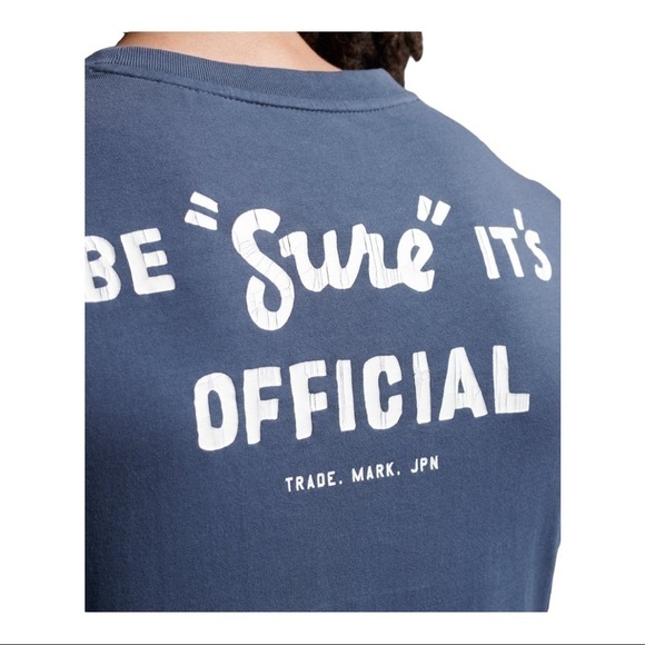 𝅺superdry Vintage Logo American Classic Top Dark Blue - Picture 4 of 12